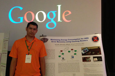 Picture of the awarded student.